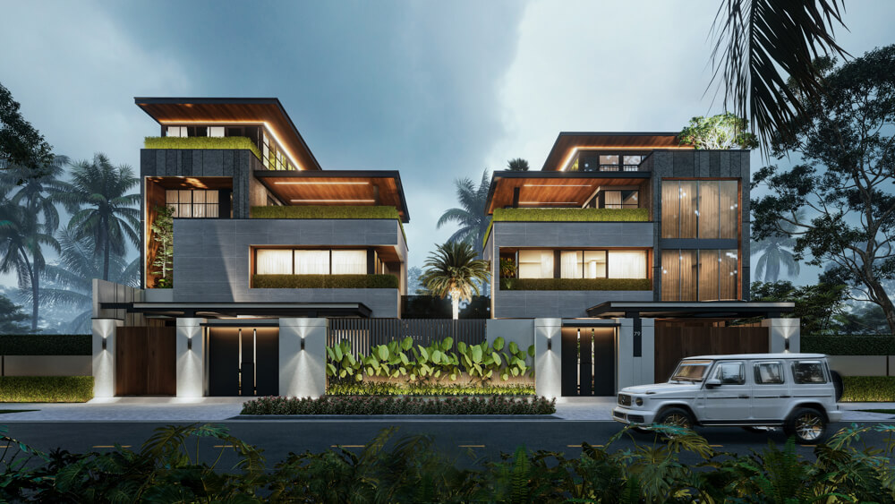 biệt thự song lập